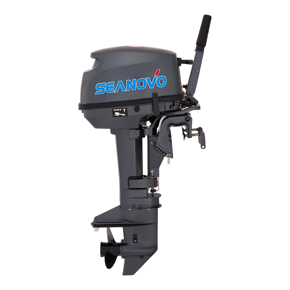 Лодочный мотор Seanovo, двухтактный, 9.8 л.с., короткая нога,SN9.8FHS, вес 26 кг. Фото №5 Лодочный мотор Seanovo, двухтактный, 9.8 л.с., короткая нога,SN9.8FHS, вес 26 кг. Фото №5