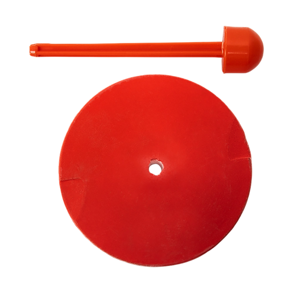 Кружок рыболовный оснащенный d130мм Helios. Фото №2