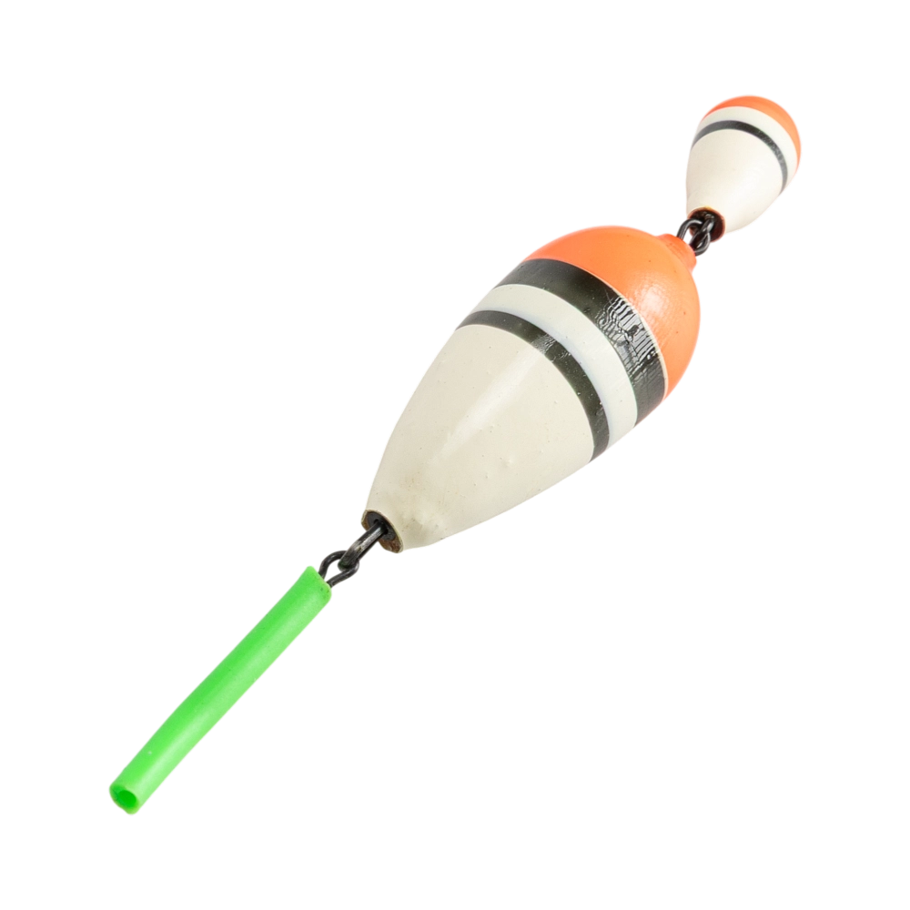 004-25 Поплавок зимний двойной (бальса) 2,5г белый (10шт) . Фото №2