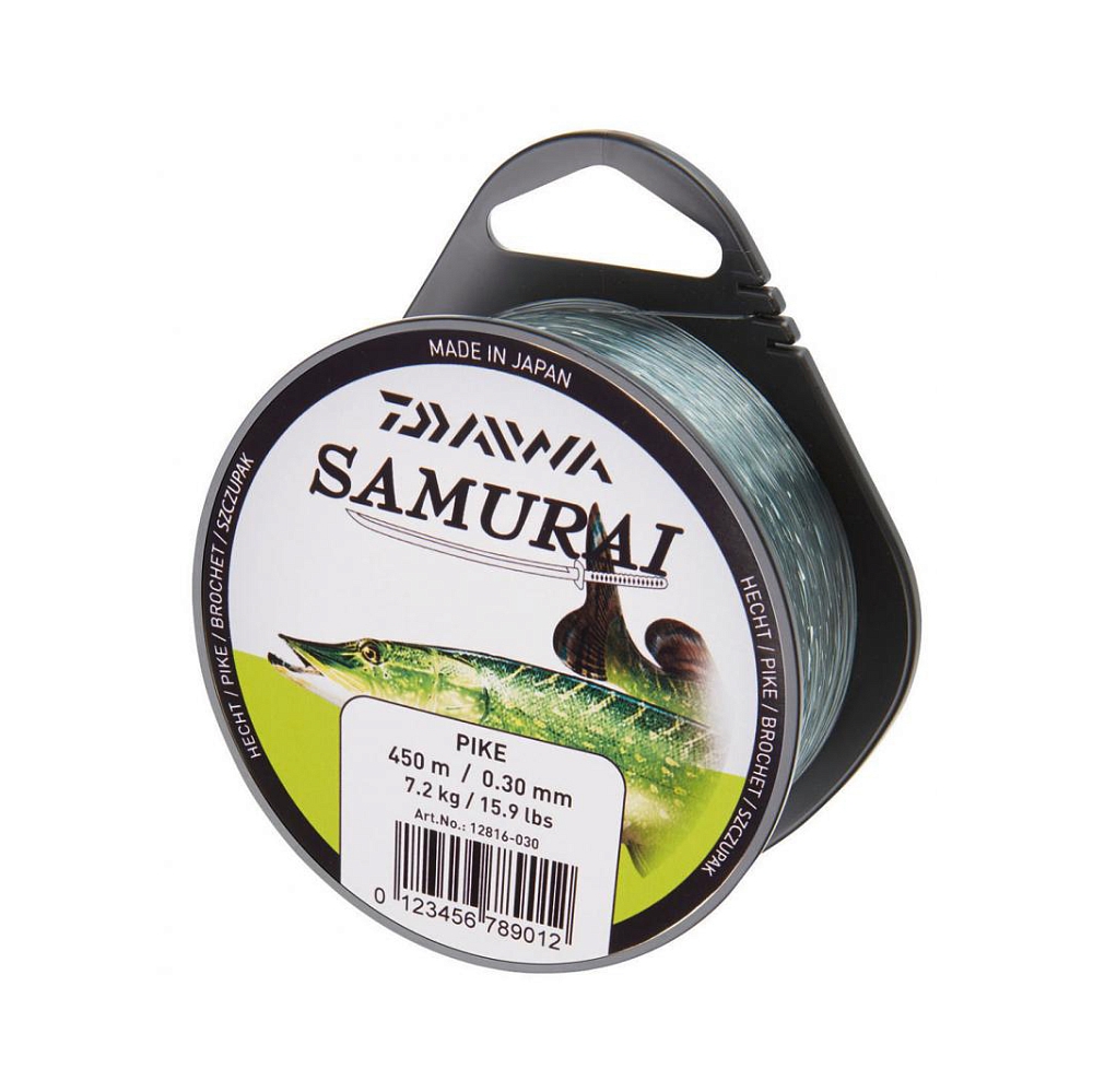 Леска Daiwa "Samurai Pike" 0,35 мм 350 м (светло-оливковая) (10000400). Фото №2 Леска Daiwa "Samurai Pike" 0,35 мм 350 м (светло-оливковая) (10000400). Фото №2