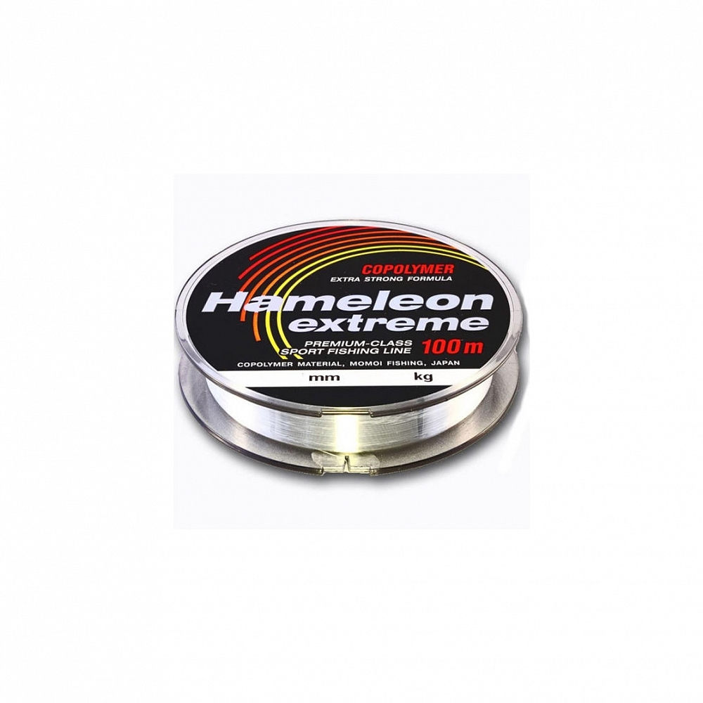 Леска монофиламентная Momoi Hameleon Extreme 0,23мм/100м 6,0кг прозрачная. Фото №1