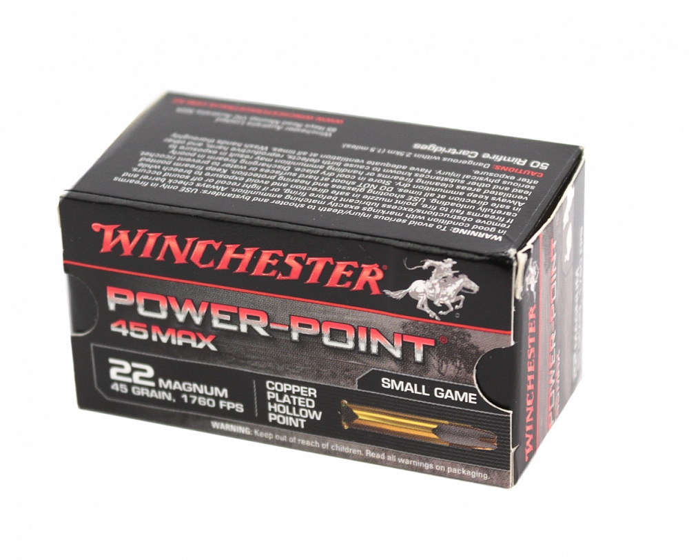 Патрон нарезной WINCHESTER калибр 22 Mag Hollow Point HP 45 grn. (в пачке 50 шт.). Фото №2 Патрон нарезной WINCHESTER калибр 22 Mag Hollow Point HP 45 grn. (в пачке 50 шт.). Фото №2