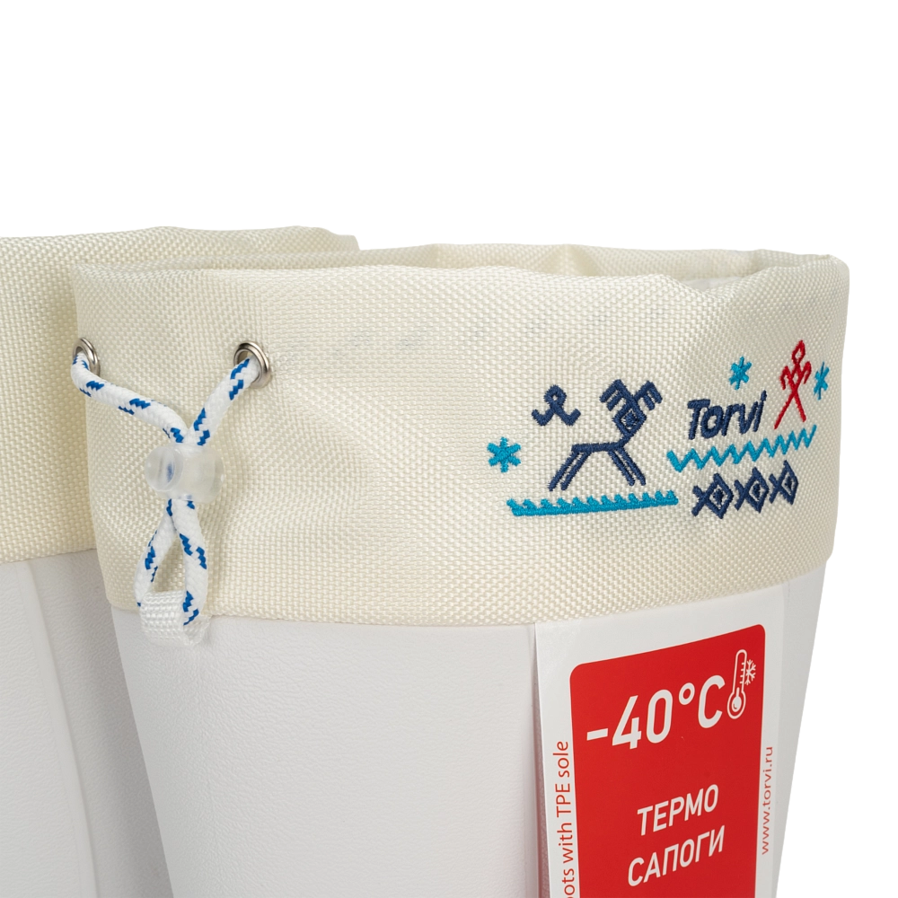 Сапоги TORVI Onega ЭВАс 4-слойным сменным вкладышем (мех) -40С р.белый 40. Фото №5