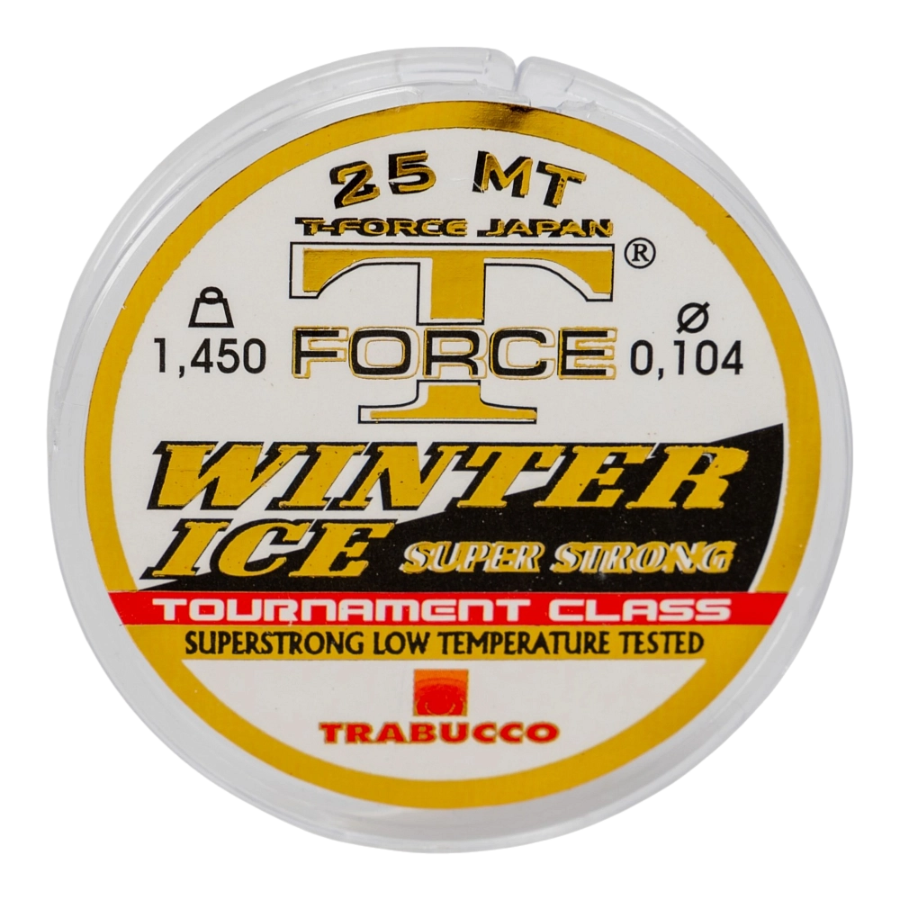 Леска Trabucco T-Force Winter Ice 25м 0,104мм 1,45кг. Фото №2 Леска Trabucco T-Force Winter Ice 25м 0,104мм 1,45кг. Фото №2