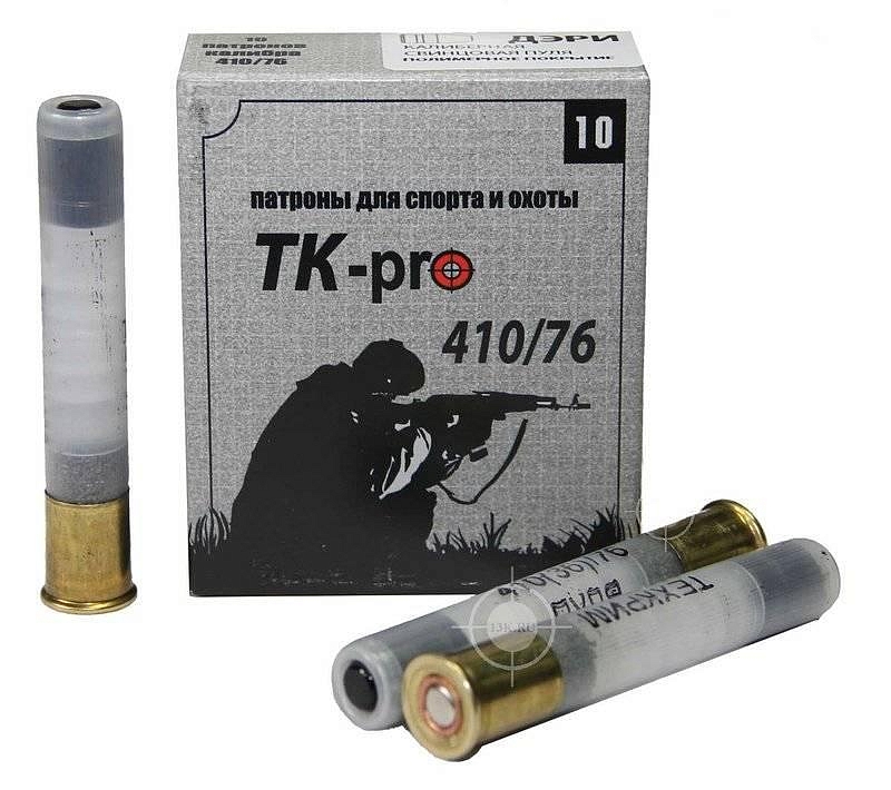 Патрон Техкрим 410/76 с пулей Дери (в упаковке 10 шт.) (в коробке 300 шт.). Фото №2