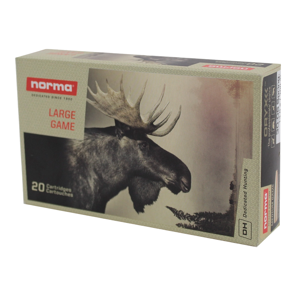 Патрон нарезной NORMA калибр 30-06 SPRG Oryx 13,0 гр. 200 grn. (в пачке 20 шт.). Фото №1