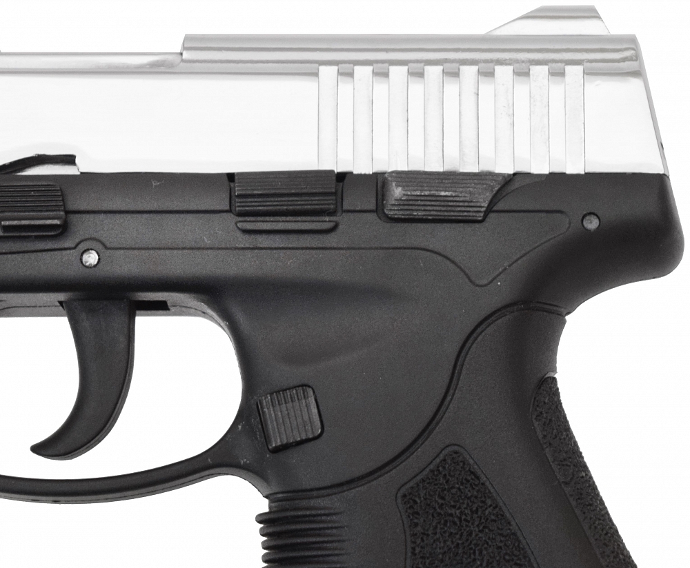 Пистолет охолощенный RETAY PT24, (Taurus), Никель, калибр 9mm. P.A.K. Фото №6 Пистолет охолощенный RETAY PT24, (Taurus), Никель, калибр 9mm. P.A.K. Фото №6