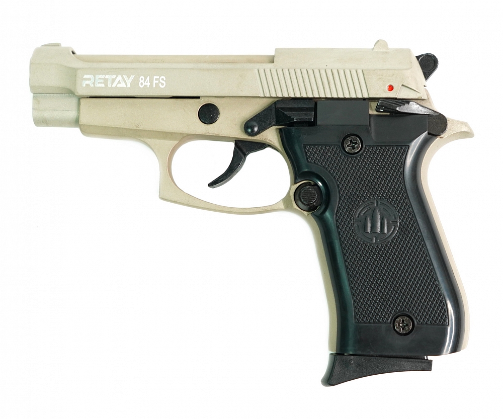 Пистолет охолощенный RETAY MOD84, (Beretta), Сатин, калибр 9mm. P.A.K. Фото №2
