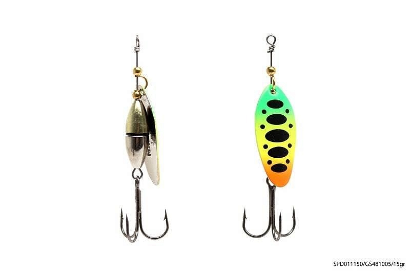 Блесна вращающаяся MADFISH Agate 15г, цвет GS481005. Фото №1