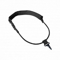 Ремень тактический одноточечный с резиновым жгутом №2, черный (Стич Профи)