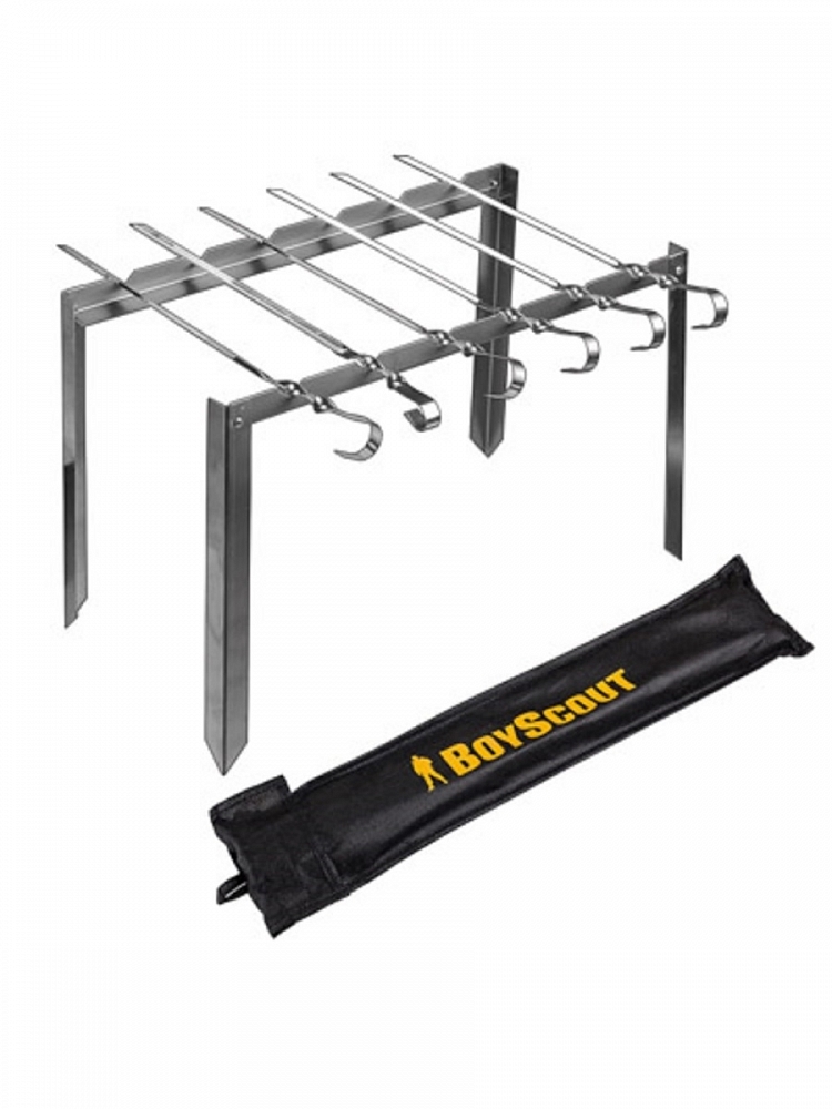 Мангал Boyscout каркасный "Таганок" 420x250x40мм  +6 шампуров. Фото №2