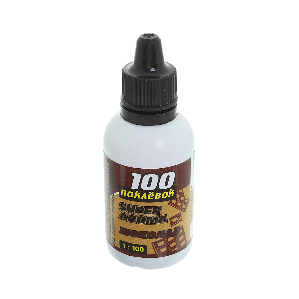 Арома-капли "100 Поклевок" SUPER AROMA Шоколад (1 фл.-30 мл.). Фото №1