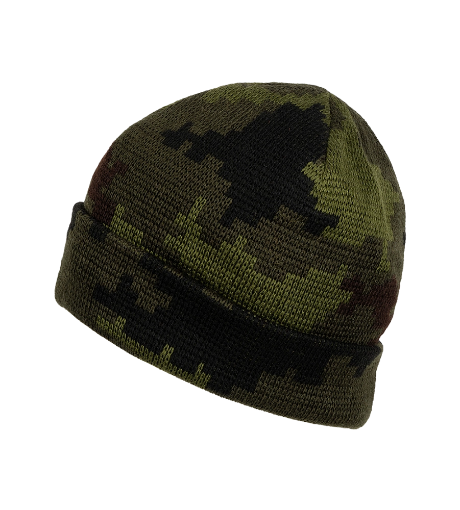 Шапка "Спортивная Тайга" (п/шерсть, зеленый) (58-59) (Хольстер). Фото №4