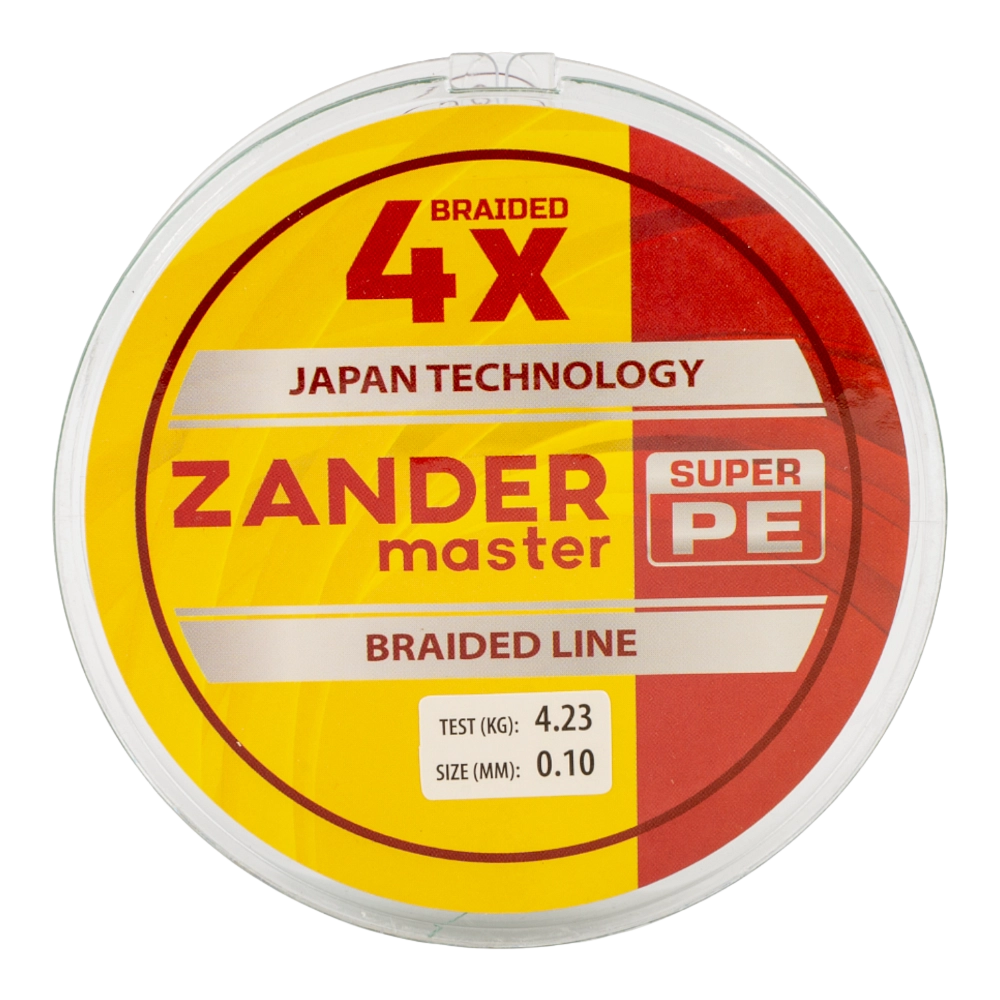 Шнур плетеный Zander Master X4, d0.10мм, 125м, цвет (зеленый). Фото №3