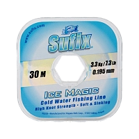 Леска Sufix Ice Magic x12 Platinum 30м, 0,195мм 