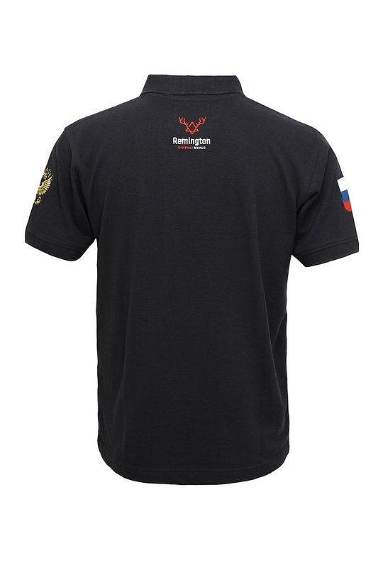 Футболка Remington Men’s Short Sleeve Polo Black R- Neck Tshirt  р. M. Фото №4
