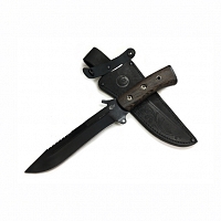 Нож "Мангуст" ст.ELMAX,литье,черное дерево (ИП Семина)