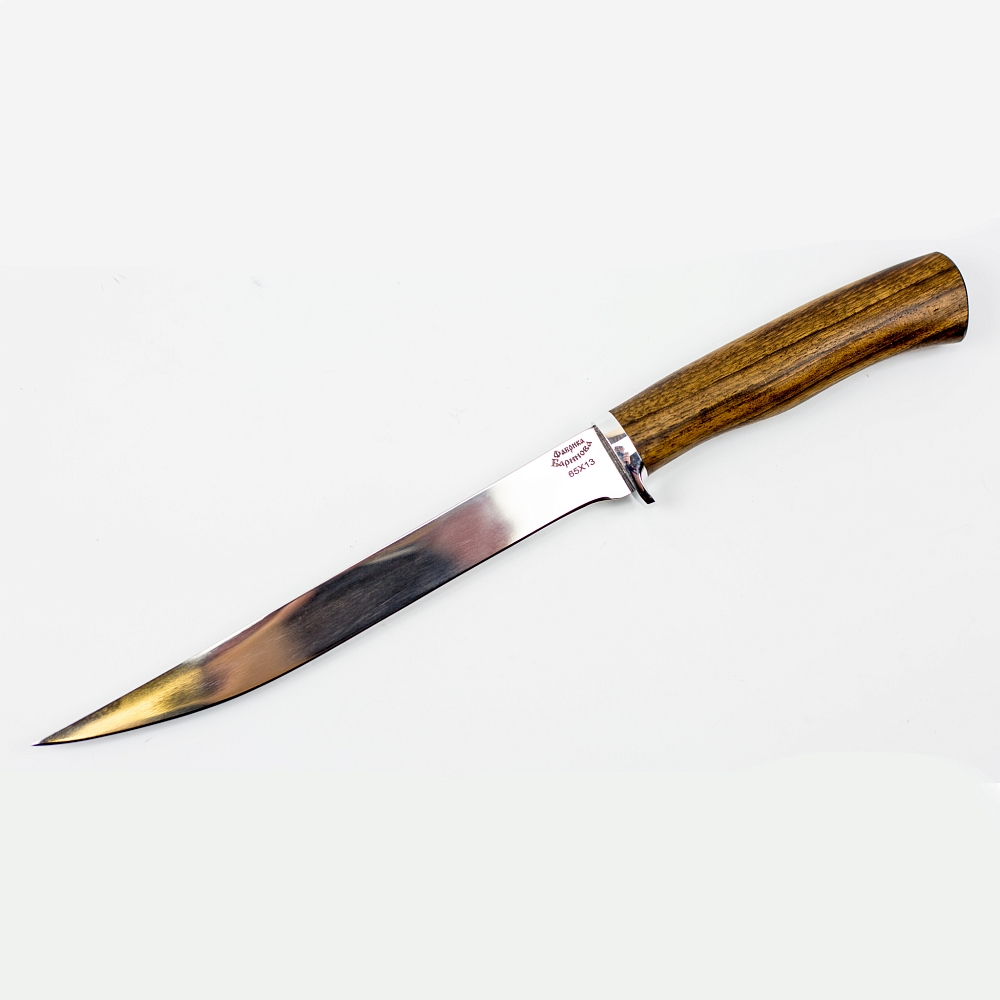 Нож "Нерпа" (65х13 с рисунком+литье) (Кашулин). Фото №2