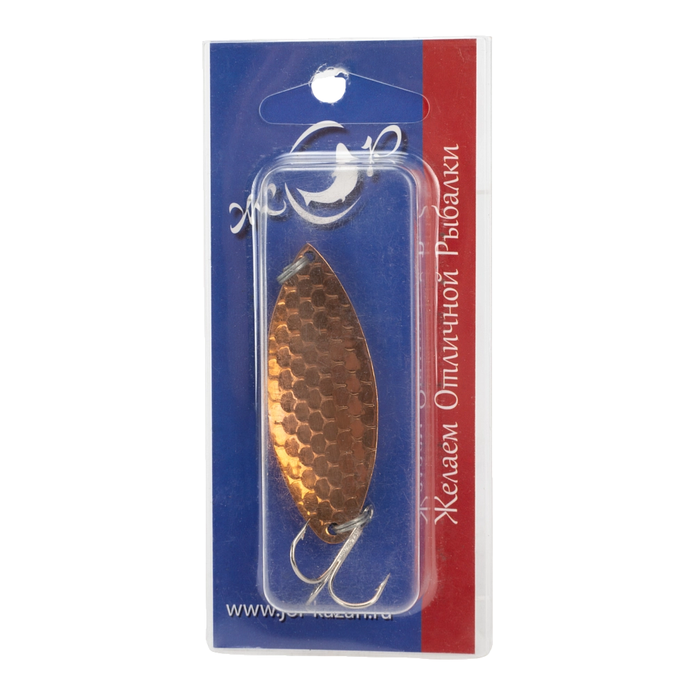 Блесна ЖОР Ладога 53мм, 15гр, цвет (рандоль/нейзильбер) тройник. Фото №1