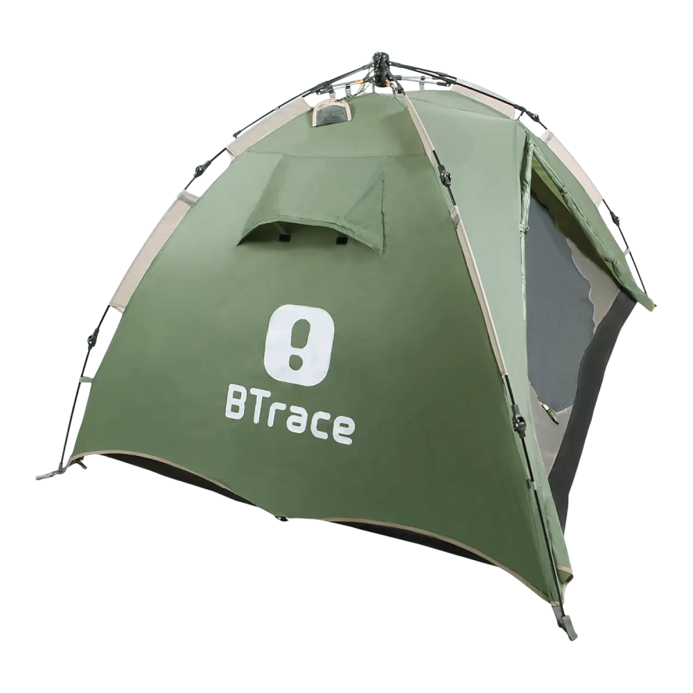 Палатка BTrace Flex 3 Pro быстросборная (Зеленый). Фото №6
