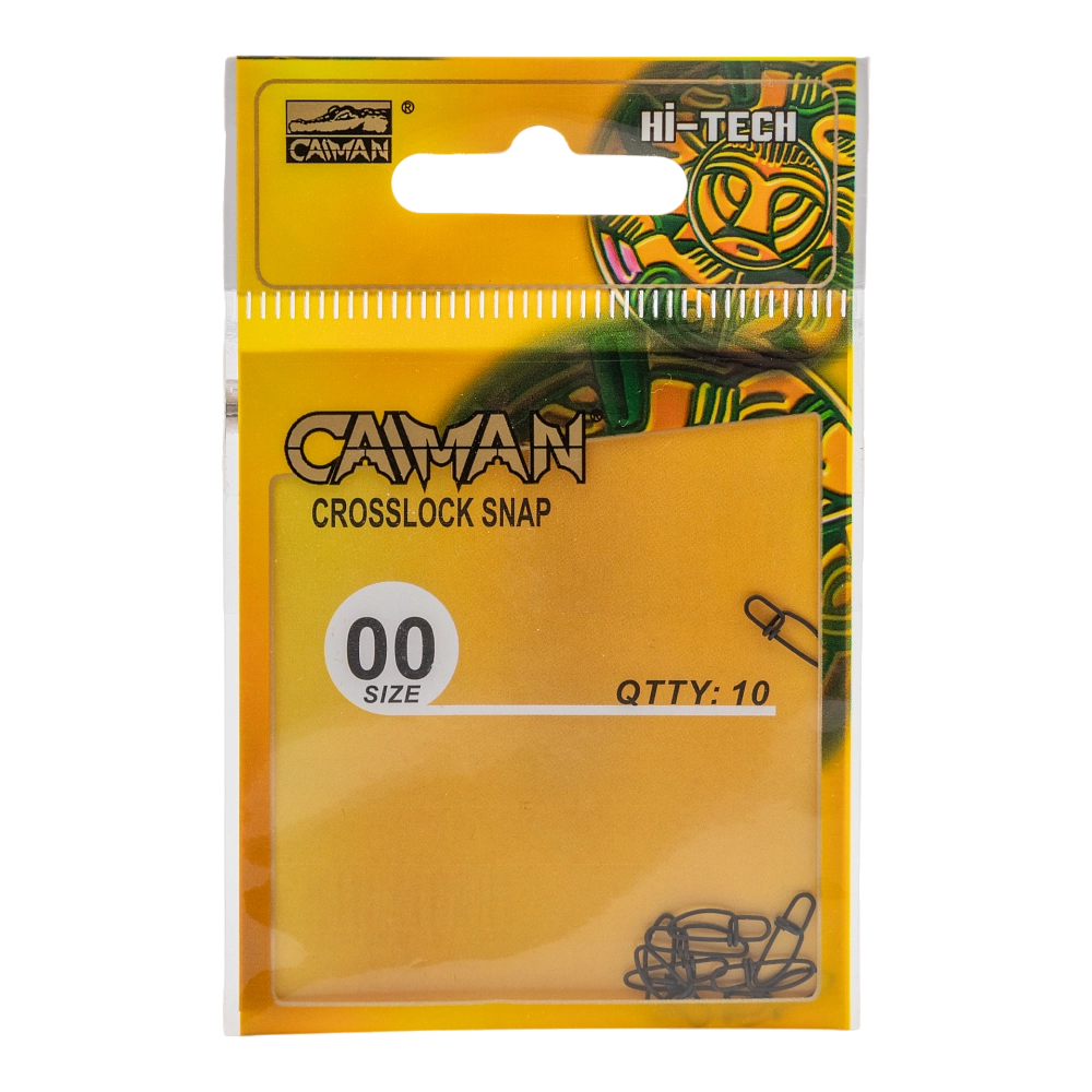 Застёжка Caiman 216028 Black mat #00 (10шт.упак). Фото №3