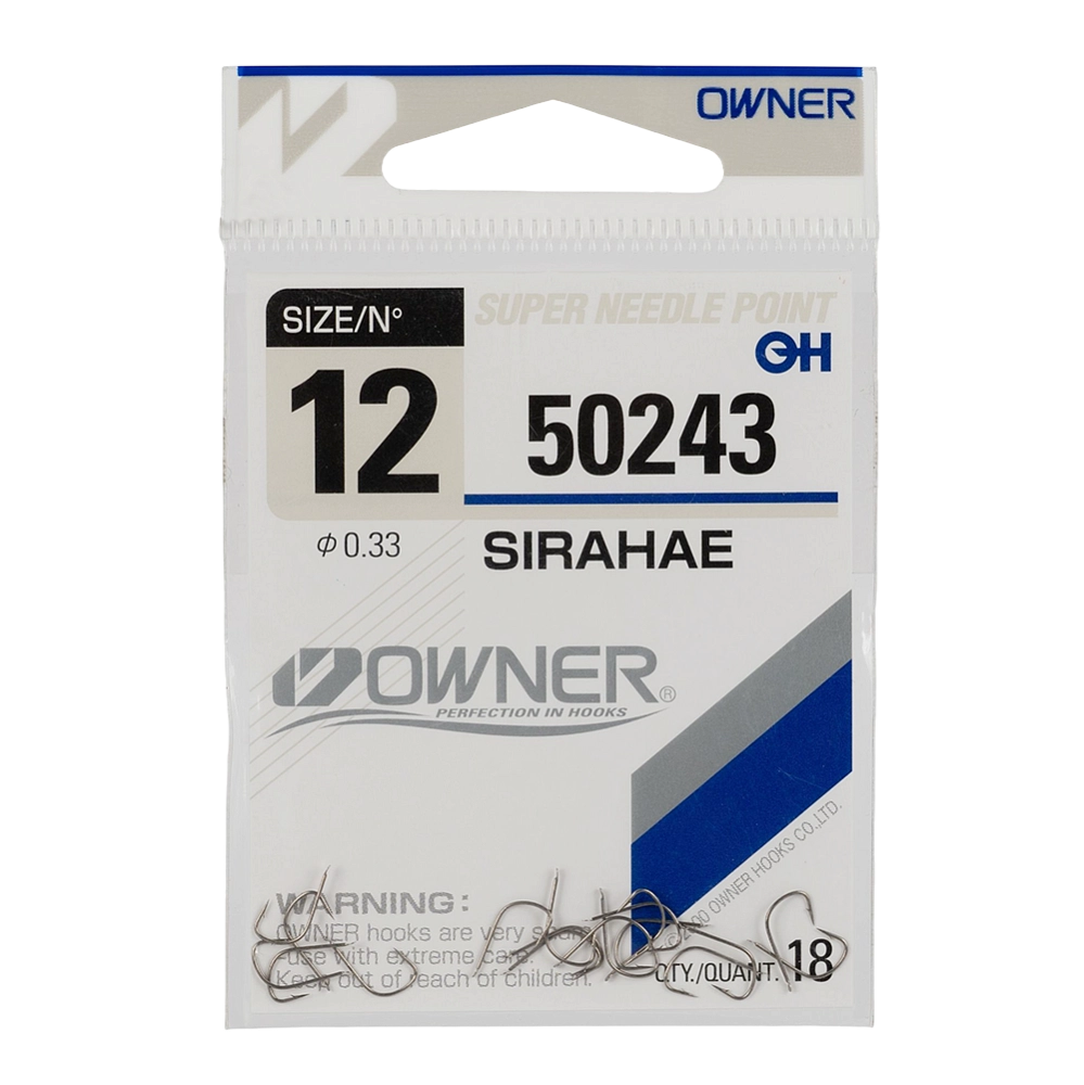 Крючок Owner № 50243  №12 (18шт.). Фото №1