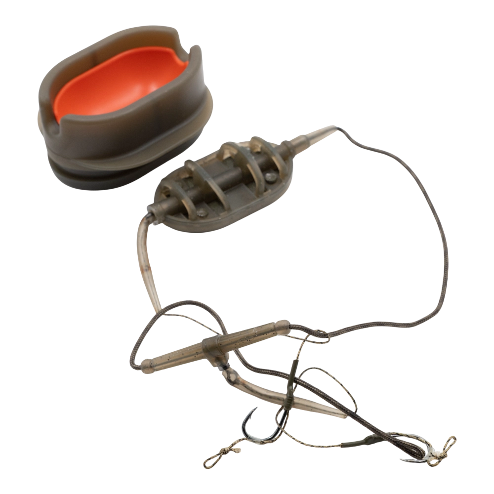 Оснастка карповая ORANGE #42/1 Classic Flat Method Leadcore + Mould, для бойла, 40 гр., в уп. 1 шт.. Фото №2