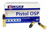 Патрон нарезной LAPUA калибр 22 LR PISTOL OSP 2,59 гр. 40 grn. (в пачке 50 шт.)