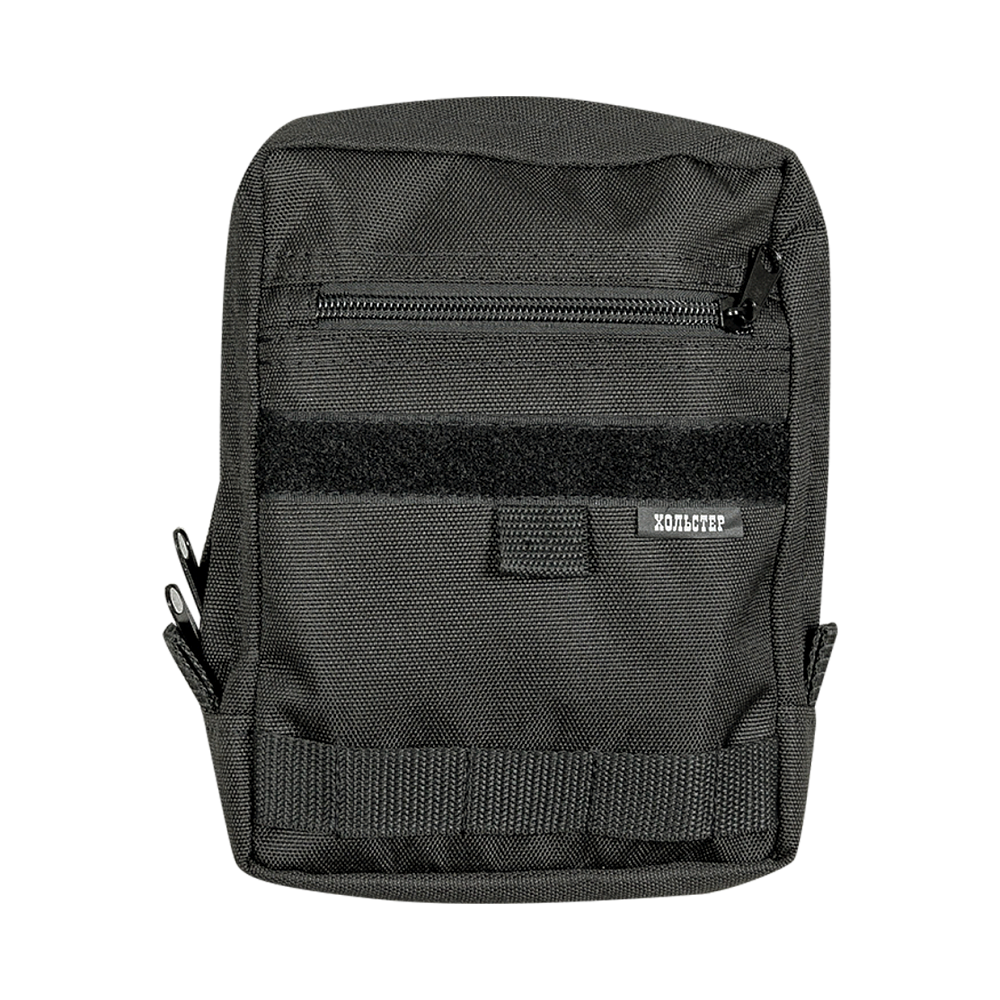 Подсумок 200х150х50 на молнии Модуль (ткань, черный) (Хольстер). Фото №1