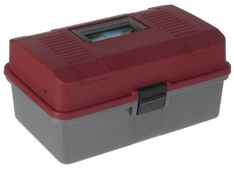 Ящик для инструментов двухполочный красный Helios. Фото №2 Ящик для инструментов двухполочный красный Helios. Фото №2