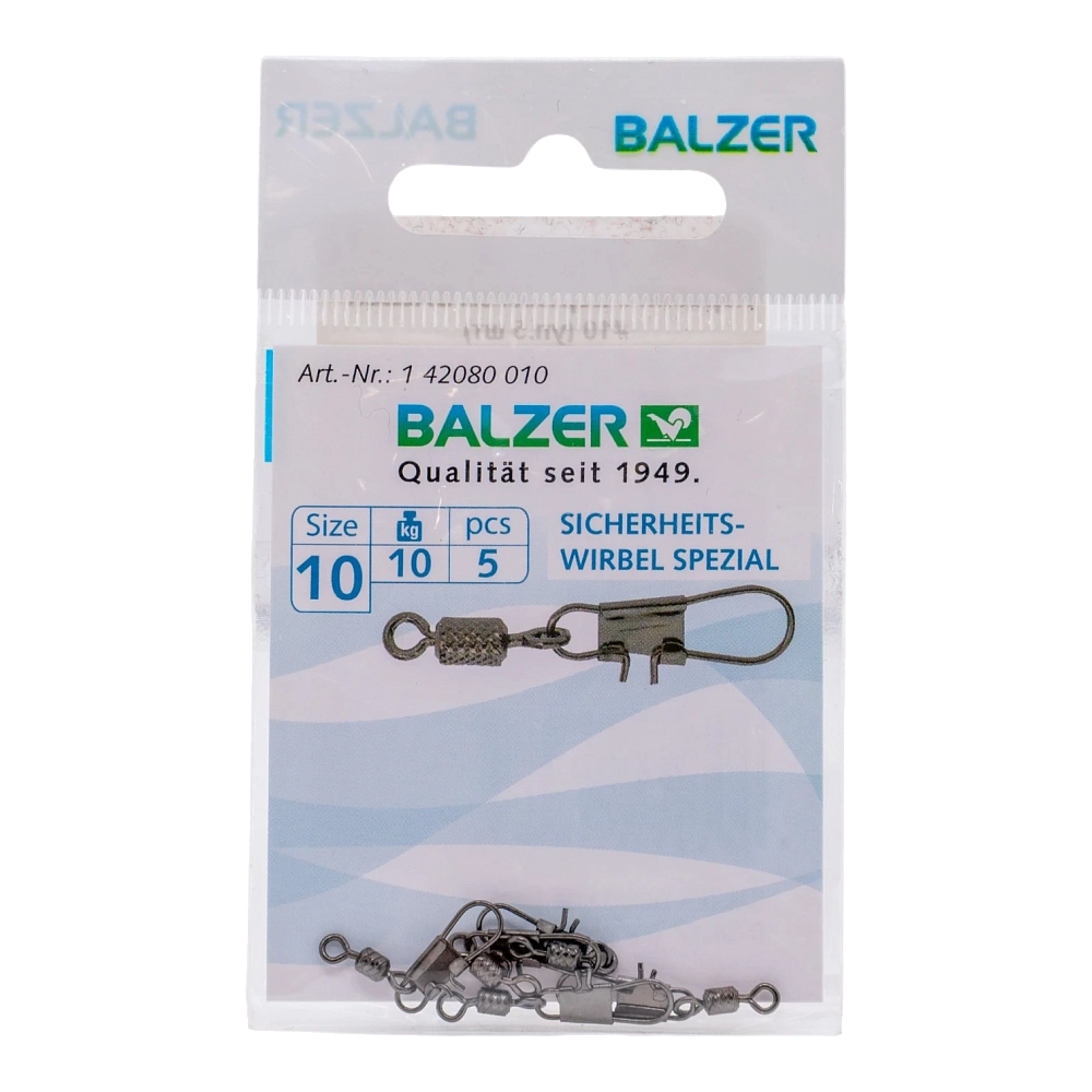 Карабин с вертлюгом BALZER #10 (уп.5 шт). Фото №1 Карабин с вертлюгом BALZER #10 (уп.5 шт). Фото №1