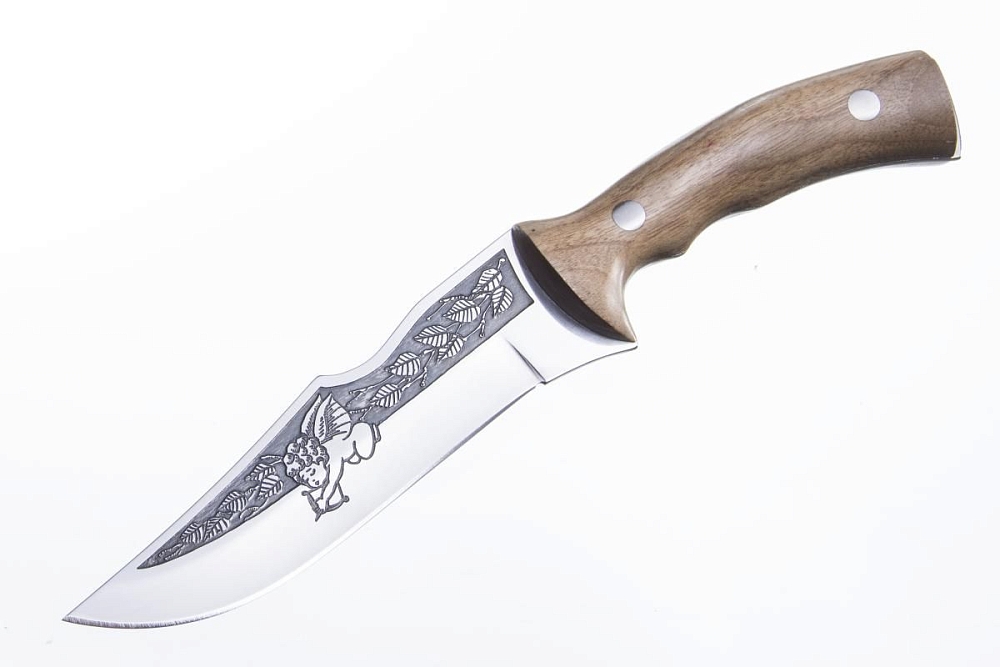 Нож Кизляр "Зодиак" (дерево-орех) худ. оформ.. Фото №2