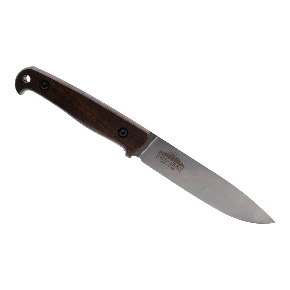 Нож Kizlyar Supreme Pioneer, клинок AUS-8 Stonewash, рукоять дерево. Фото №2 Нож Kizlyar Supreme Pioneer, клинок AUS-8 Stonewash, рукоять дерево. Фото №2