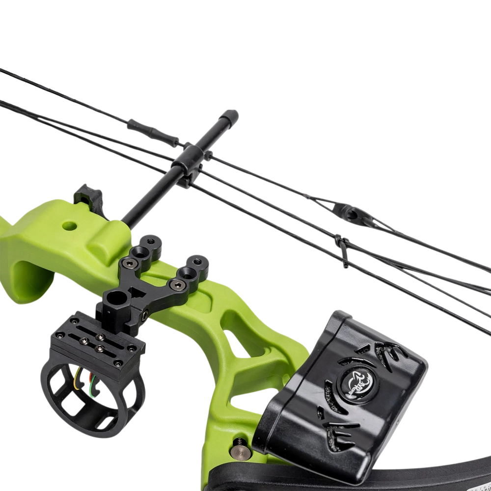 Лук Man Kung CBK2, блоч., зеленый, 25lbs. Фото №7