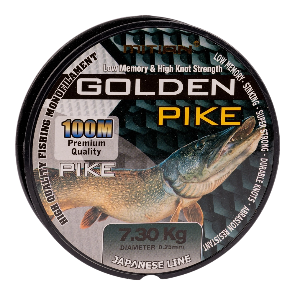 Леска монофильная "Golden Pike" 100m d 0.25. Фото №3