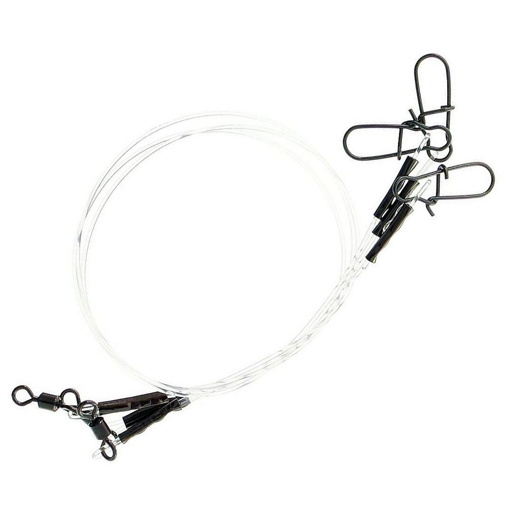 Поводок флюорокорбоновый тест 9кг, D-40 мм. длина 15см. 3шт/уп (SF51-09-015). Фото №2 Поводок флюорокорбоновый тест 9кг, D-40 мм. длина 15см. 3шт/уп (SF51-09-015). Фото №2