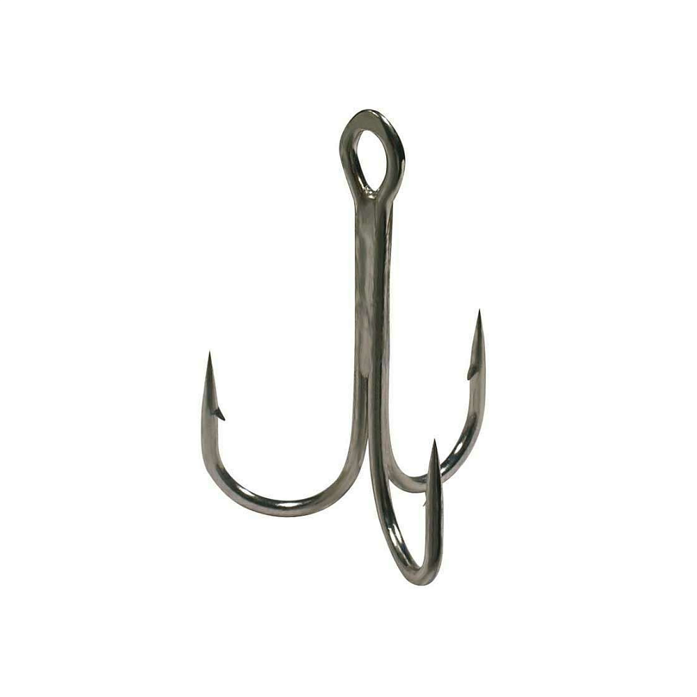 Крючки тройные metsui ROUND цвет bin размер №1 в уп. 50шт.. Фото №2