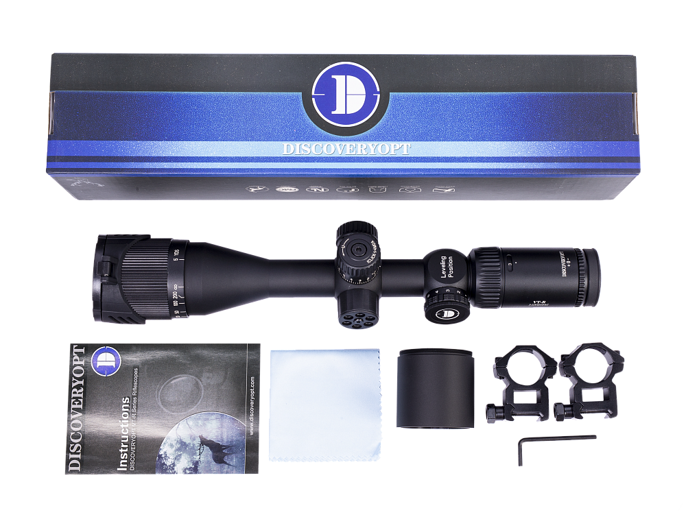 Прицел Discovery оптический VT-R 3-12X42AOAC 25.4мм кольца на weaver в комплекте. Фото №8 Прицел Discovery оптический VT-R 3-12X42AOAC 25.4мм кольца на weaver в комплекте. Фото №8