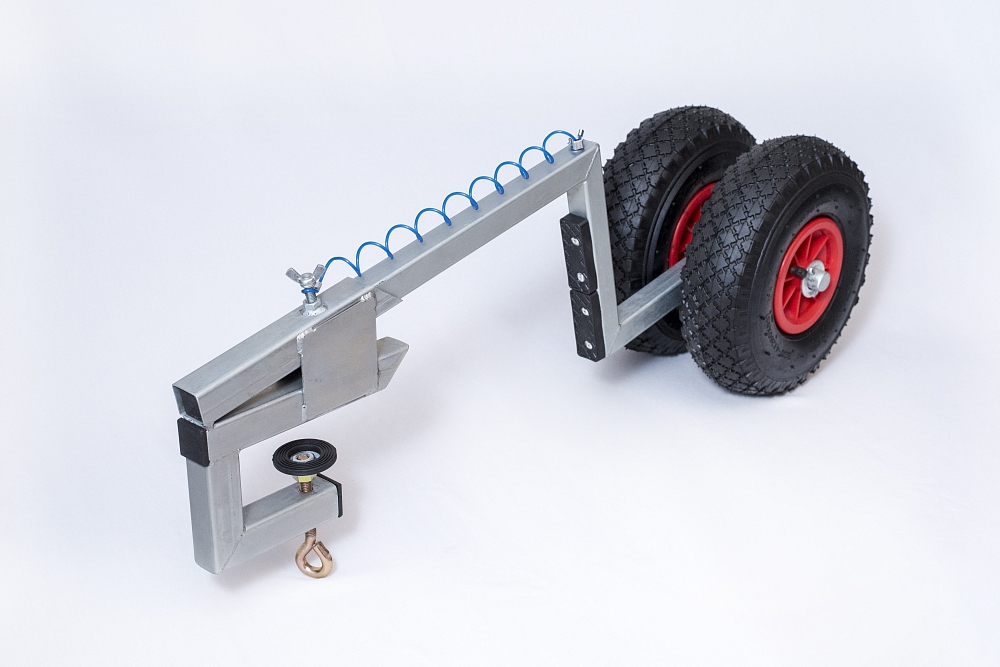 Колеса транцевые на струбцинах "Спрут НДНД" Стандарт усиленные (оцинкованная сталь). Фото №1 Колеса транцевые на струбцинах "Спрут НДНД" Стандарт усиленные (оцинкованная сталь). Фото №1