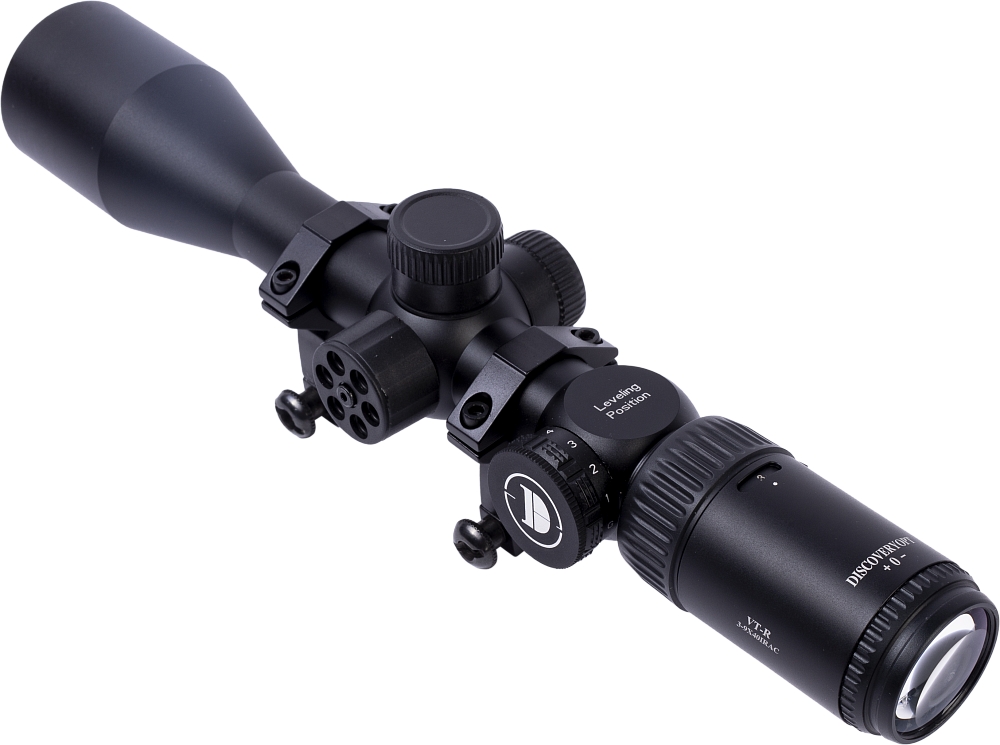 Оптический прицел Discovery VT-R 3-9X40IRAC 25.4мм кольца на weaver в комплекте. Фото №2