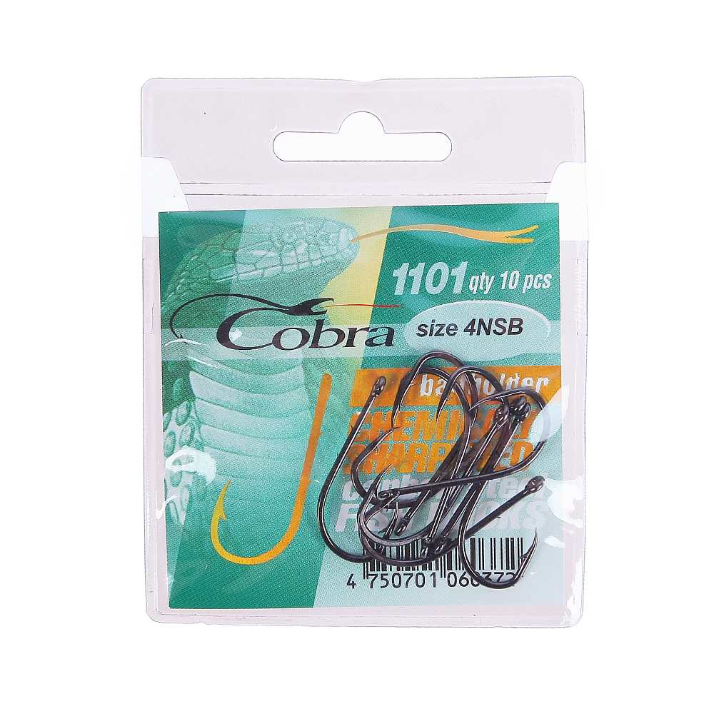 Крючок "Baitholder" NSB-06 1101 (10шт) (Cobra). Фото №1