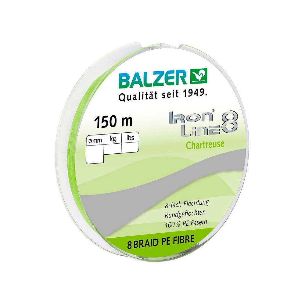 Шнур плетенный BALZER Iron Line 8x Green 0,40 мм 40,8 кг 300 м. Фото №2 Шнур плетенный BALZER Iron Line 8x Green 0,40 мм 40,8 кг 300 м. Фото №2