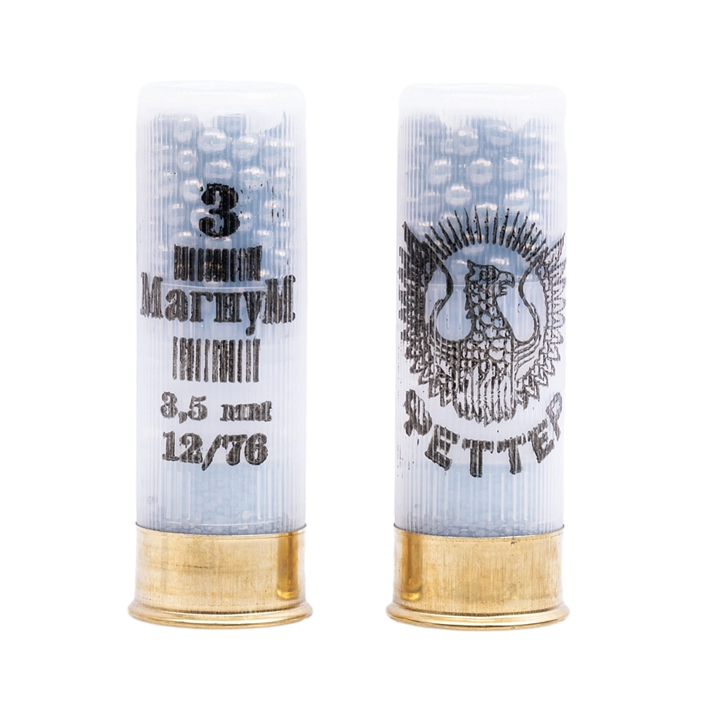 Патрон ФЕТТЕР МАГНУМ Биор 12/76 дробь № 3, 42-44гр. (в пачке 15 шт.) (в коробке 120 шт.). Фото №3