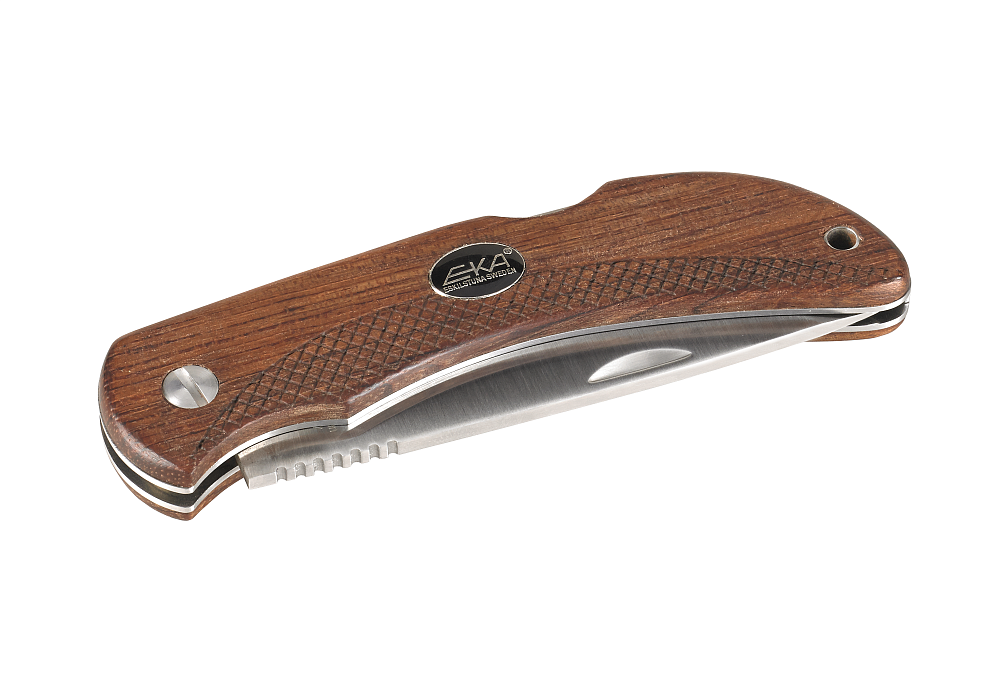 Нож складной ЕКА Swede 10, клинок Sandvik 12С27, рукоять дерево. Фото №2