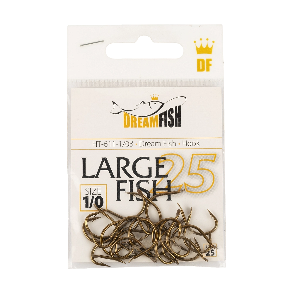 Крючок Dream Fish №1/0. Фото №1 Крючок Dream Fish №1/0. Фото №1