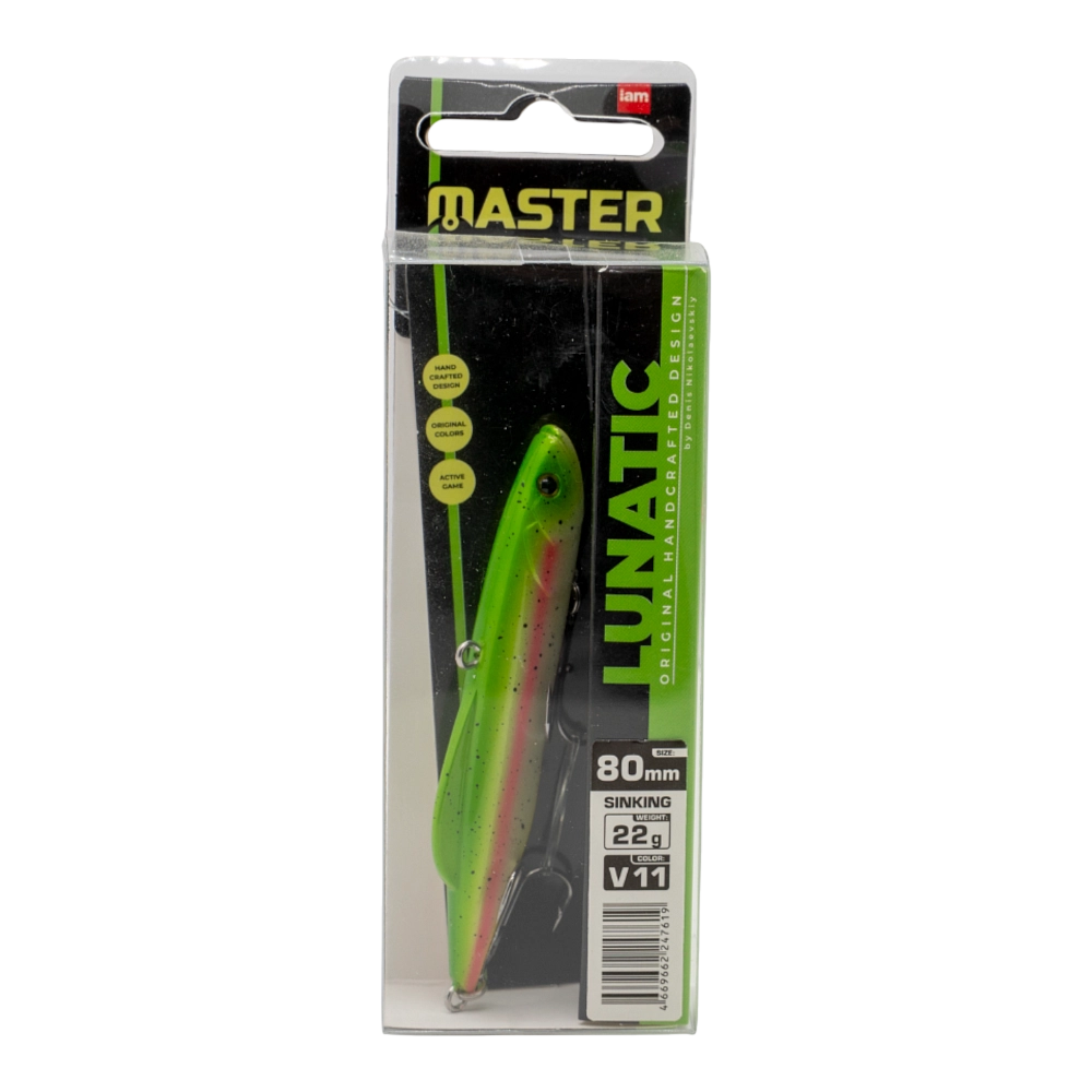 Воблер-раттлин IAM Master Lunatic, 80мм, 22гр, цвет (V11). Фото №1