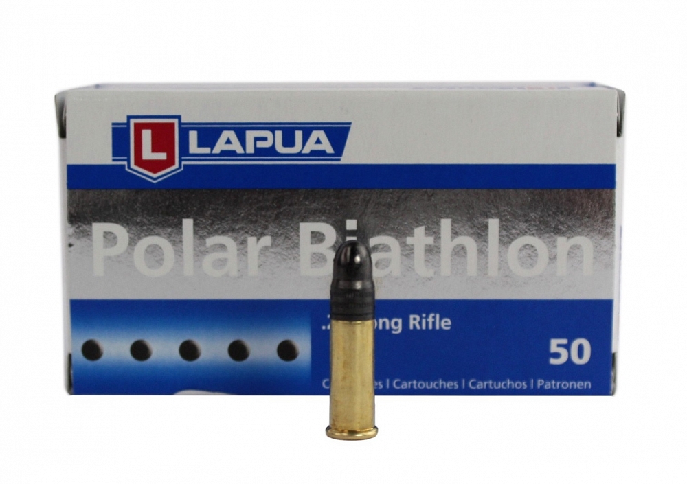 Патрон нарезной LAPUA калибр 22 LR Polar Biatlon 2,59 гр. 40 grn. (в пачке 50 шт.). Фото №1