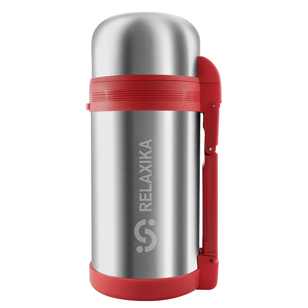 Термос Relaxika 201 универсальный (для еды и напитков), стальной, 1,2Л. Фото №1