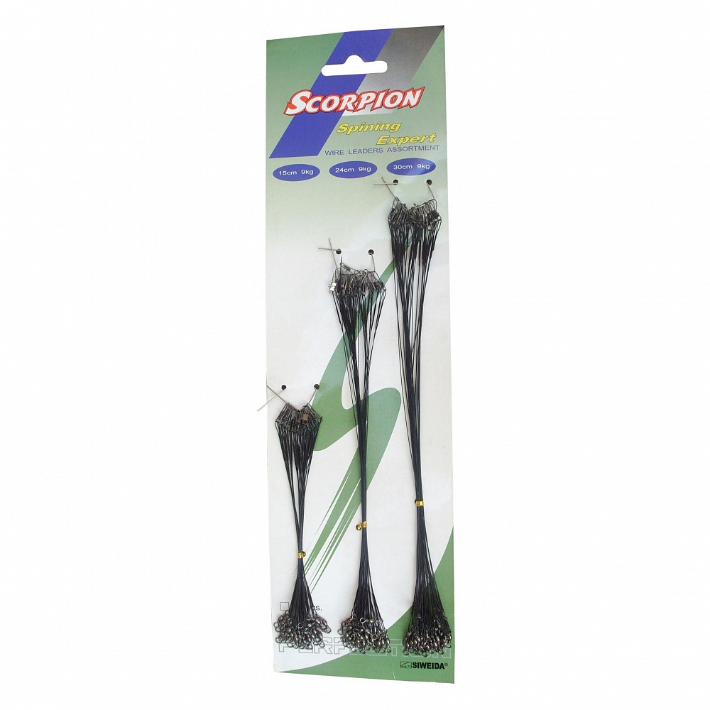 Поводок стальной Scorpion 15,20,25см (SWD). Фото №1 Поводок стальной Scorpion 15,20,25см (SWD). Фото №1