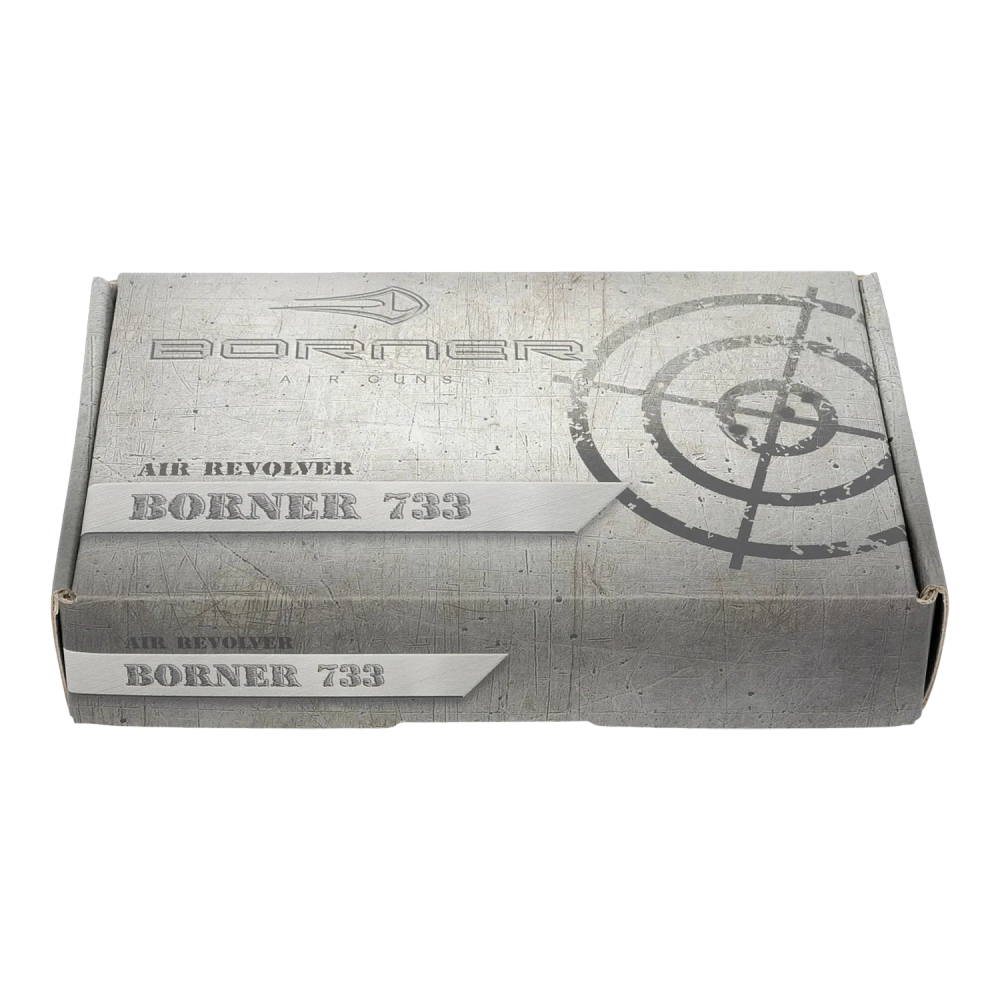 Револьвер пневматический Borner 733 Silver калибр 4.5 мм, 3Дж. Фото №12 Револьвер пневматический Borner 733 Silver калибр 4.5 мм, 3Дж. Фото №12
